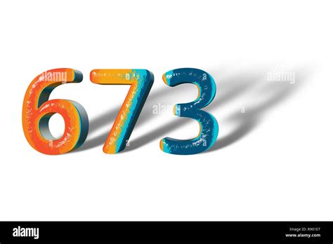 3D Lotto Number: 673 .